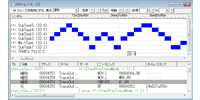 CPU�g���[�X�@�\�i�^�X�N�J�ڕ\���j