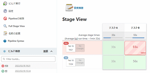 Jenkinsのビルド実行3